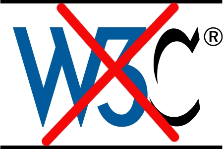 صخر ضد W3C