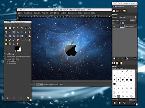 gimp for mac version 10.5.8